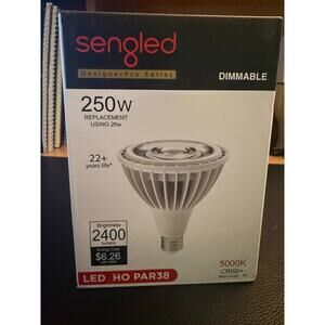 SENGLED LED HO PAR38 120V 60HZ 26W 2400LM 5000K